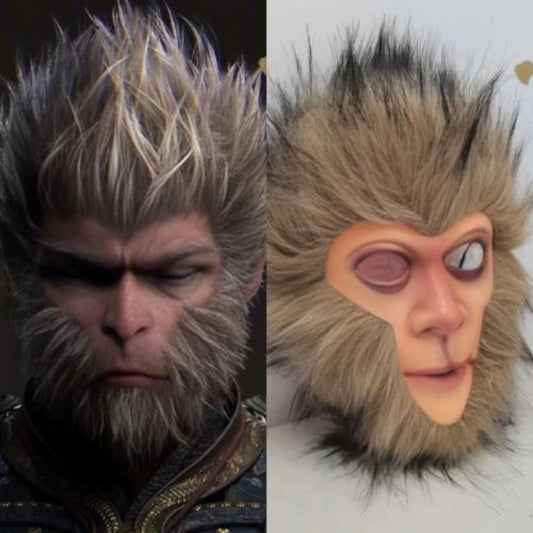 Realistic Black Myth Skull Mask – Unleash the Power of Wukong, the Monkey King!"
Step into the legendary world of Black Myth with this Realistic Wukong Monkey King Skull Mask! This 3D full-head mask captures the mystical po