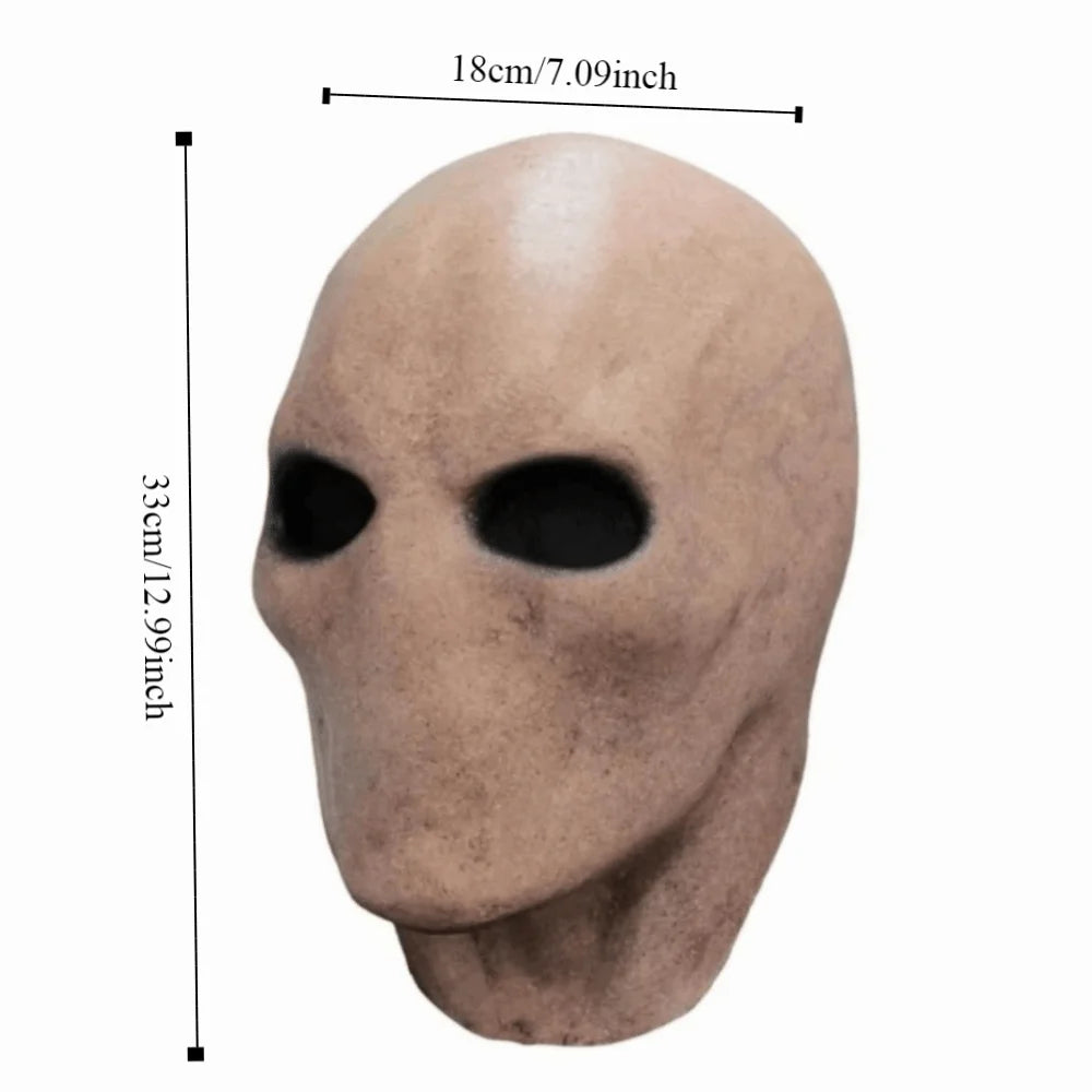 "Faceless Man Slenderman Mask – Unmask Your Worst Nightmares
Step into pure horror with this terrifying Faceless Man mask – a nightmarish blend of Slenderman and sinister alien skull. Made from non-toxic, high-quality lat