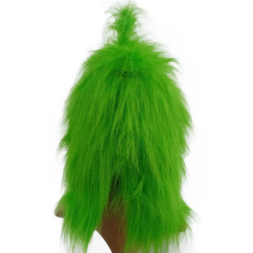 Cute Christmas Green-Haired Cosplay Mask – A Festive Twist on Halloween & Xmas Fun!"
Get into the holiday spirit with a touch of spooky! Our Christmas Green-Haired Cosplay Mask brings a fun, festive flair to your Halloween