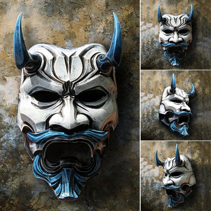 Samurai Uncle Oni Latex Mask – Embrace the Dark Spirit of the Warrior!"
Transform into a fearsome Samurai Oni with this highly detailed latex mask. Featuring a terrifying blend of warrior and demon, this mask embodies the p