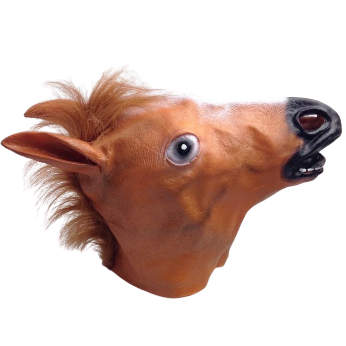 NNEDSZ Horse Head Face Mask Halloween Latex Rubber Costume Party