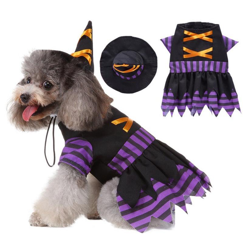 Funny Halloween Pet Costume Skirt - Purple Acrylic Skirt For Dogs