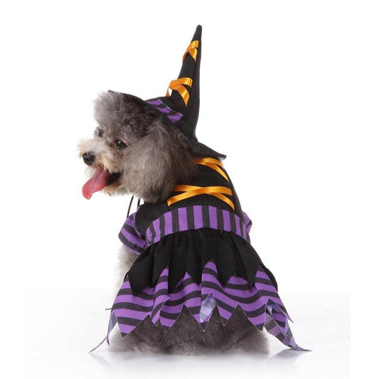 Funny Halloween Pet Costume Skirt - Purple Acrylic Skirt For Dogs