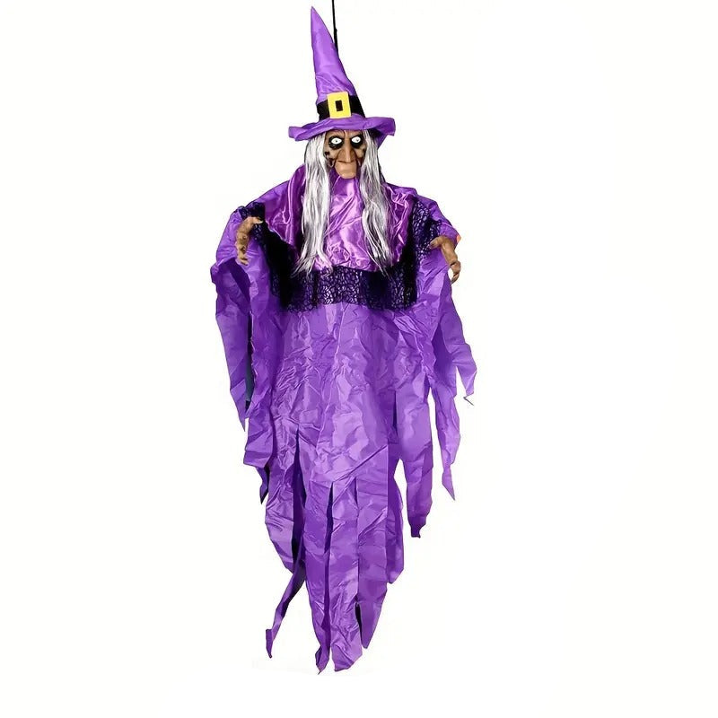 Spooky Witch Costume Halloween Hanging Decoration