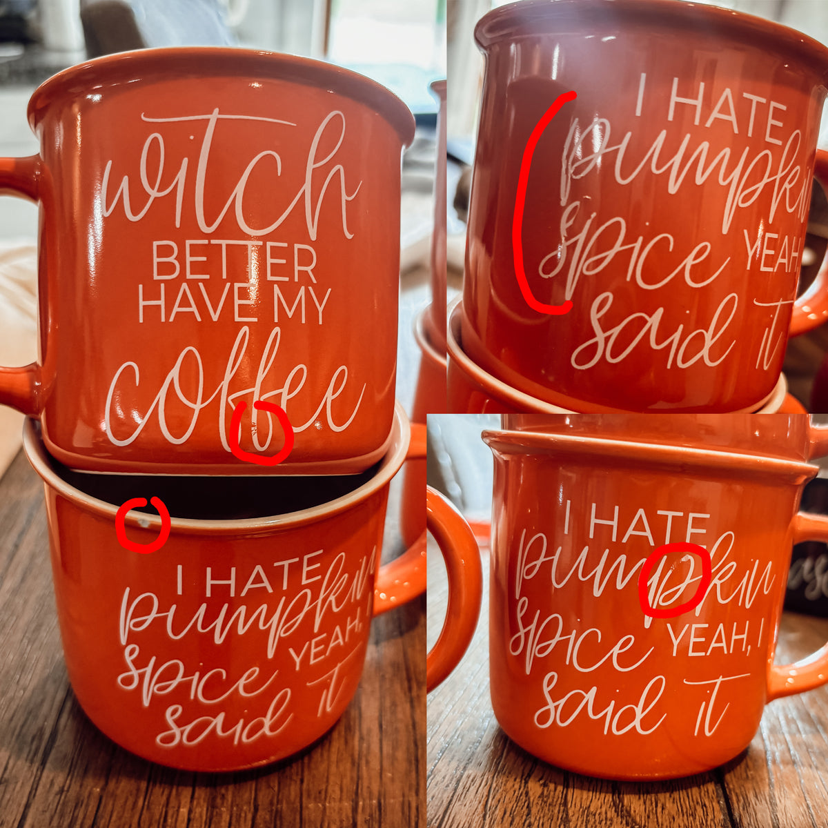 IMPERFECT Fall Mugs